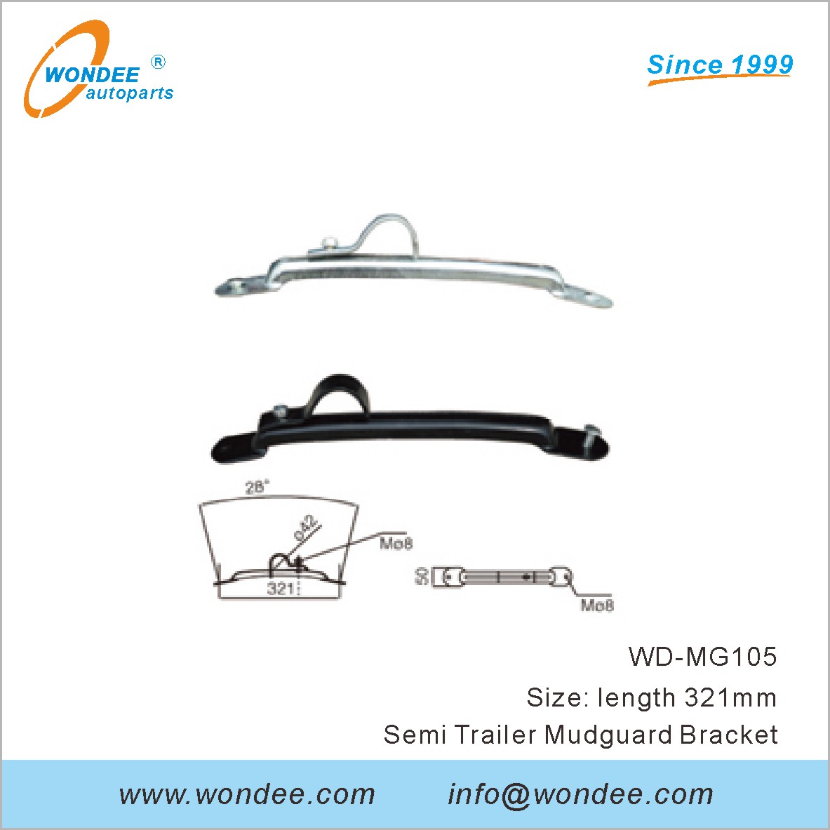 Bracket de garde-boue de Wondee Autoparts (5)
