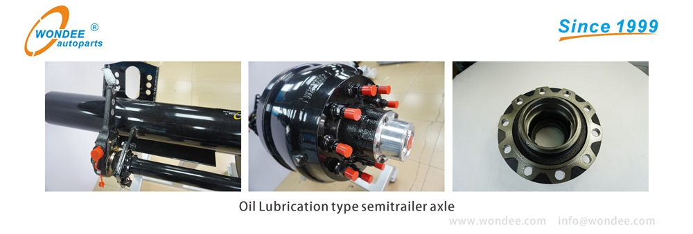 Wondee Oil Lubrication semi-remorque d'essieu (6)